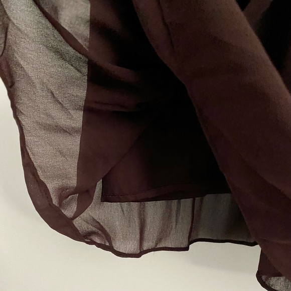 Wine colored skirt NWOT - Picture 3 of 3